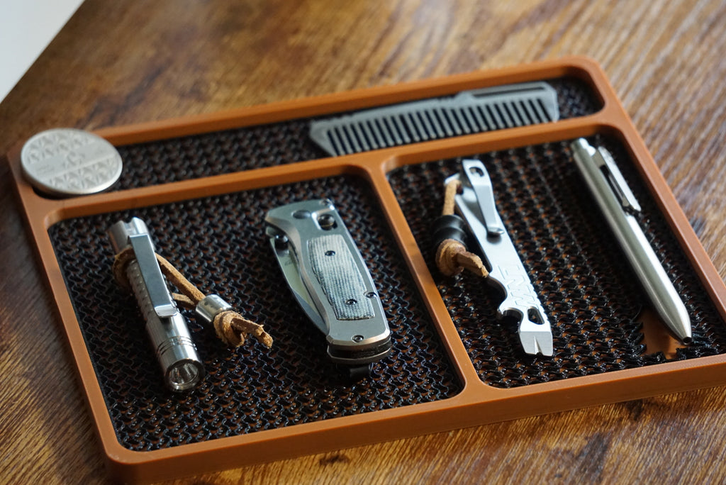 Valet tray- 3 slot EDC tray