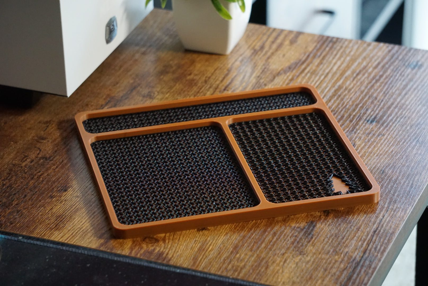 Valet tray- 3 slot EDC tray