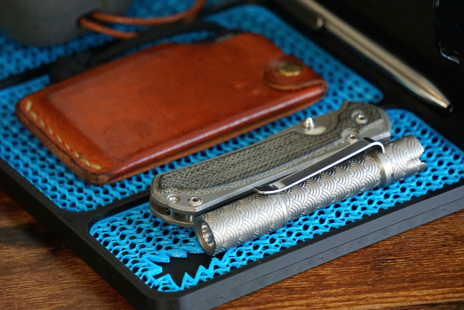 Bedside Organizer Dock - EDC charging and storage solution