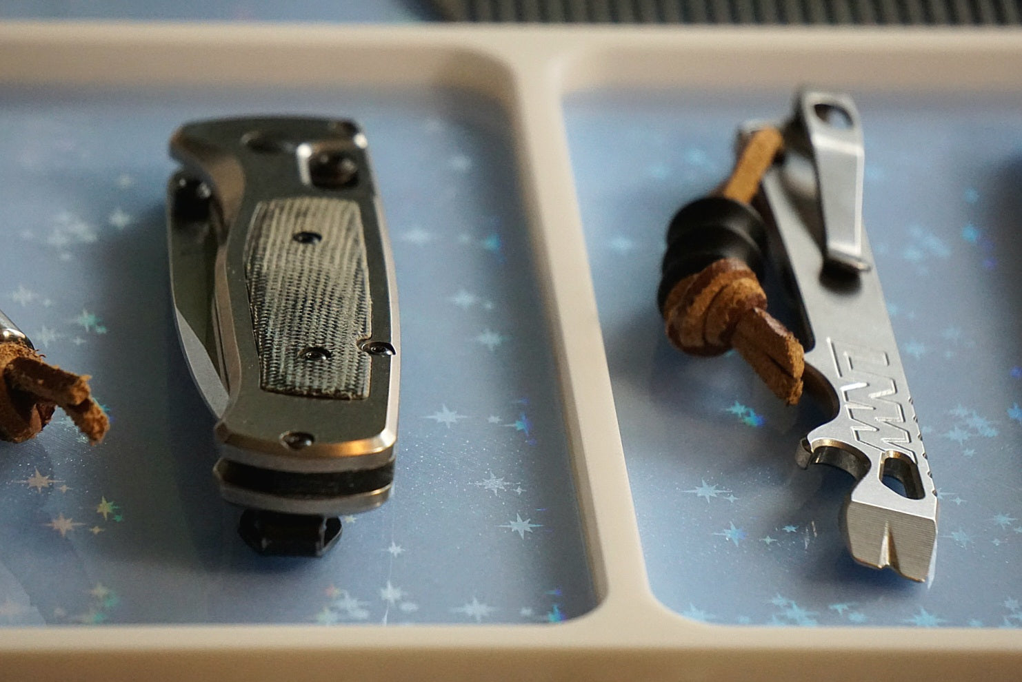 Valet tray- 3 slot EDC tray