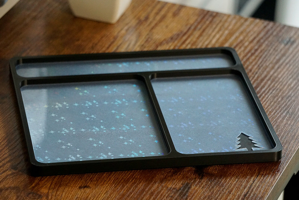 Valet tray- 3 slot EDC tray